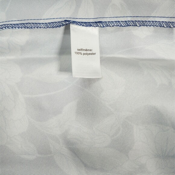 Maurices Skirt Womens Large L Blue Flower Rose Print 22 1/4" Length - Picture 5 of 8